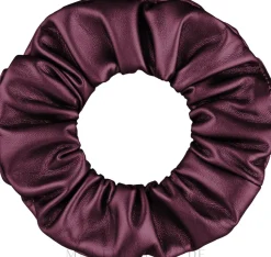 Haargummi Öko-Leder Marsala Faux Leather Classic