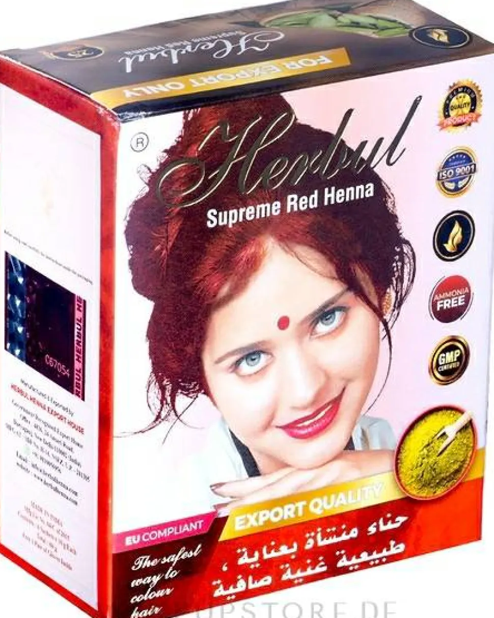 Haar-Henna, rot