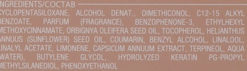 Haaröl mit Keratin