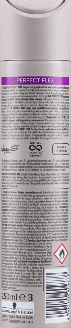 Haarlack Perfect Flex mit flüssigem Elastin Ultra starker Halt