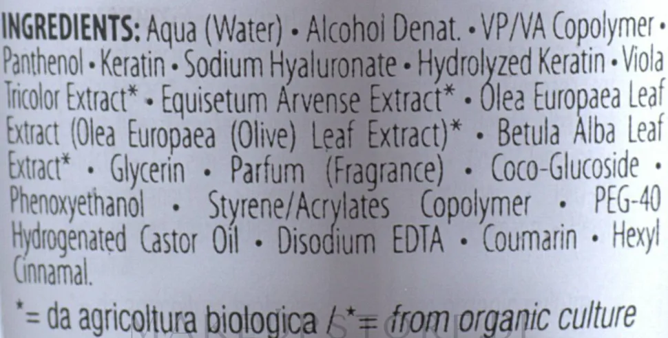 Haarlotion für mehr Volumen mit Hyaluronsäure und Keratin ohne Ausspülen