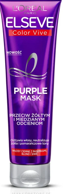 Haarmaske gegen Gelbstich