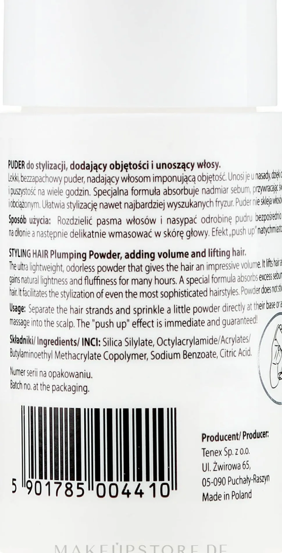 Haarpuder für mehr Volumen