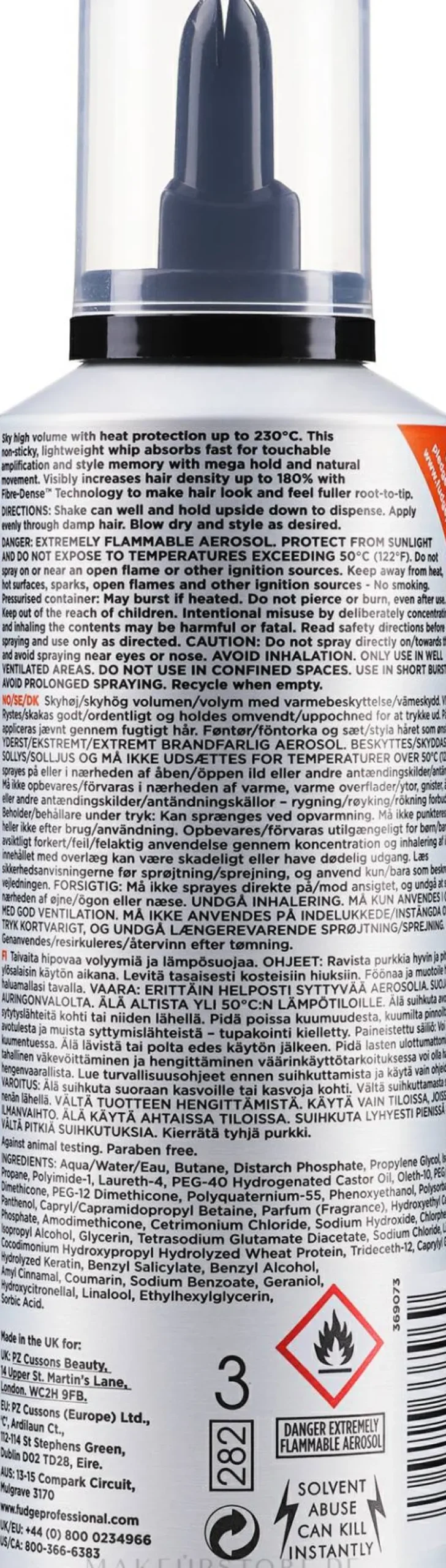 Haarschaum für mehr Volumen und Glanz