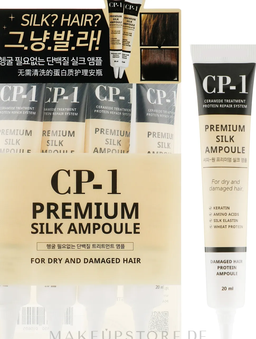 Haarserum-Set mit Seidenproteinen