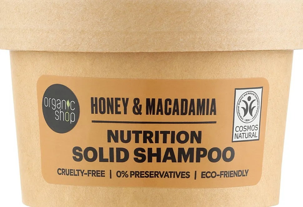 Haarshampoo am Stück Honig & Macadamia