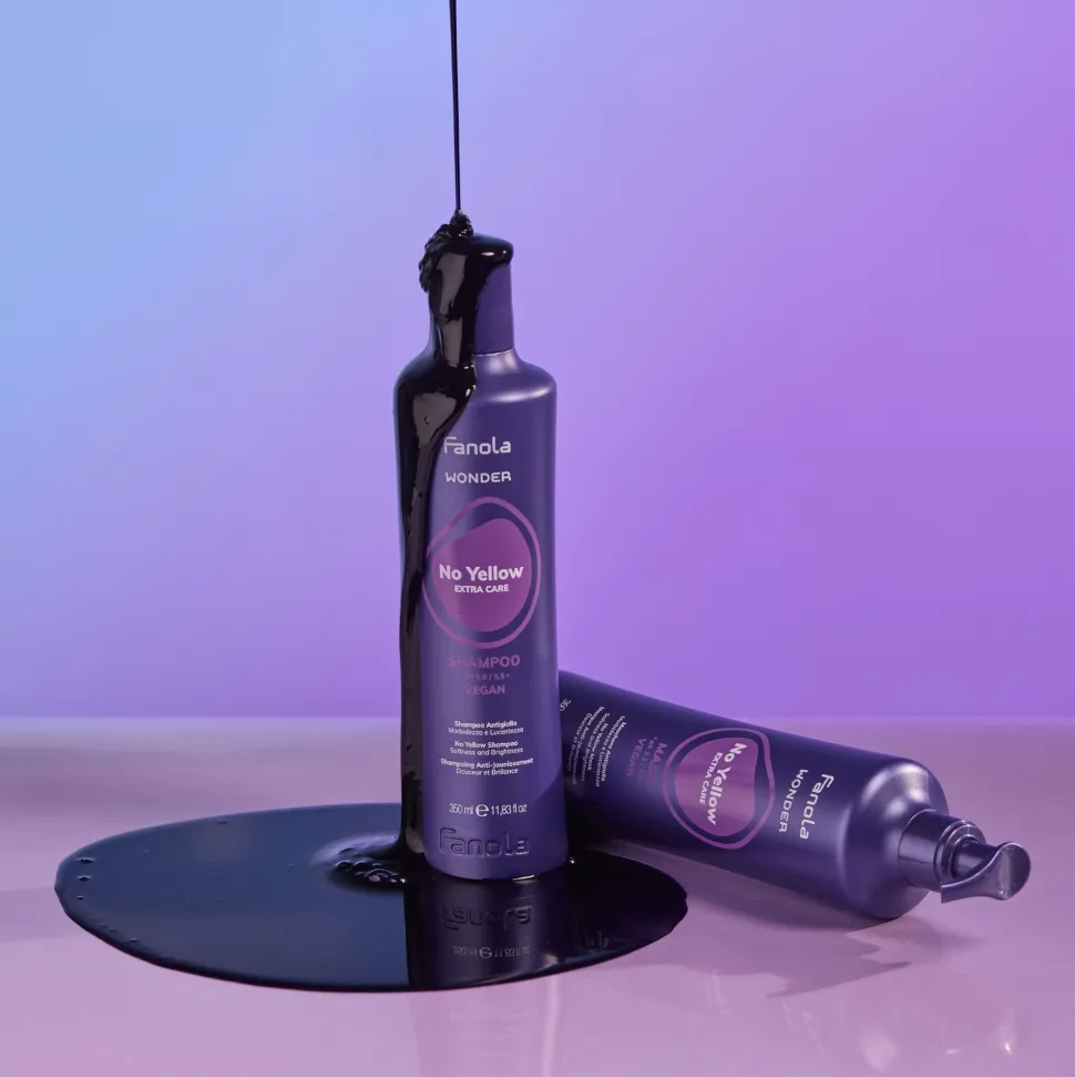 Haarshampoo gegen Gelbstich