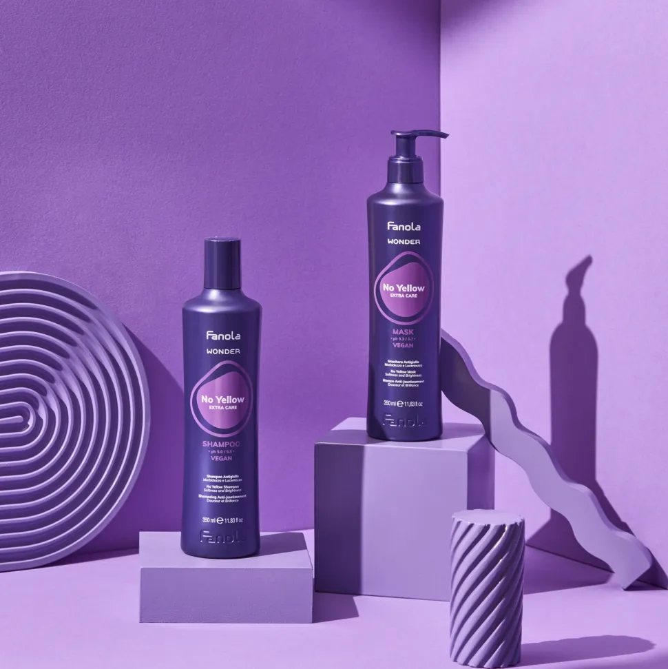 Haarshampoo gegen Gelbstich
