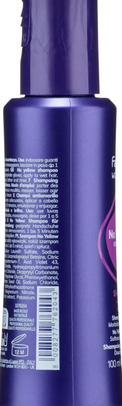 Haarshampoo gegen Gelbstich