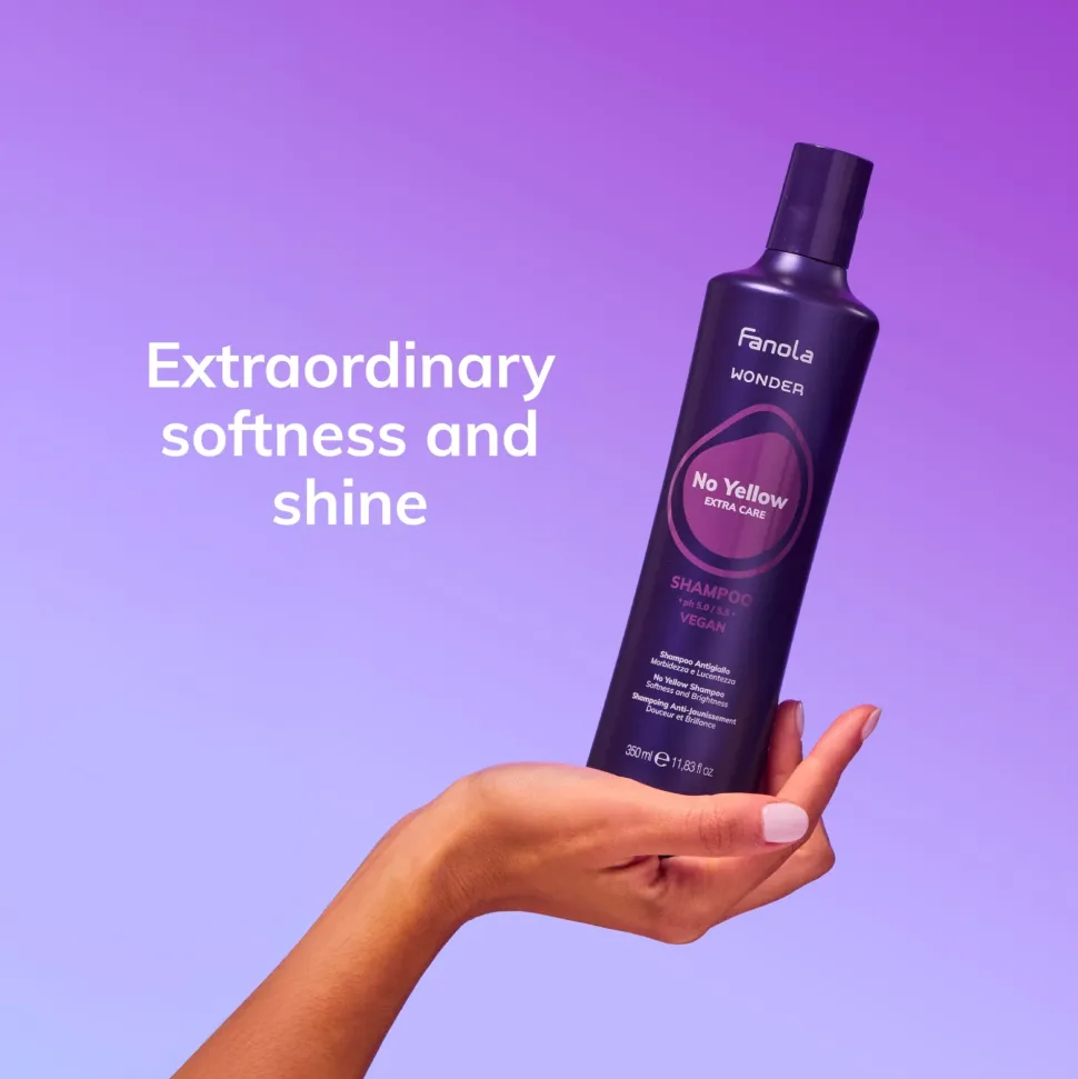 Haarshampoo gegen Gelbstich
