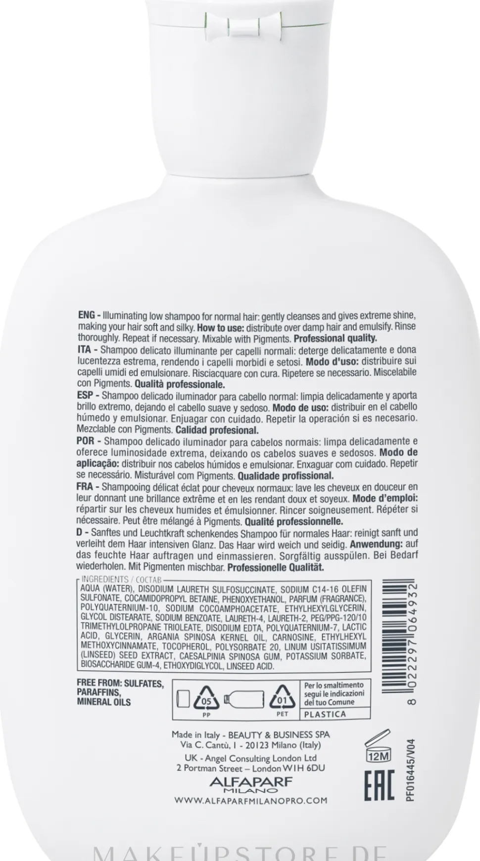 Haarshampoo für mehr Glanz mit Diamantpartikeln