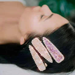 Haarspange Amethyst