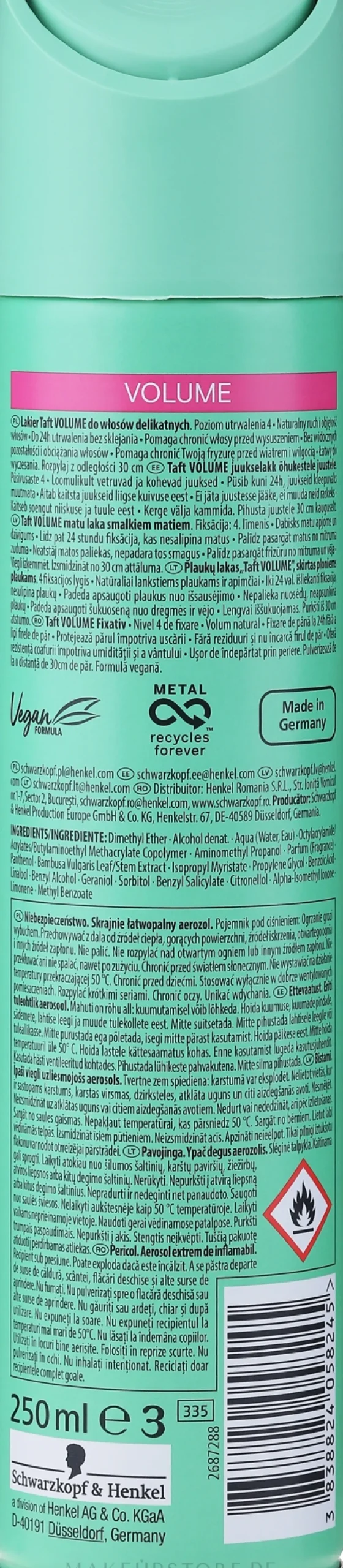 Haarspray für mehr Volumen Extra starker Halt