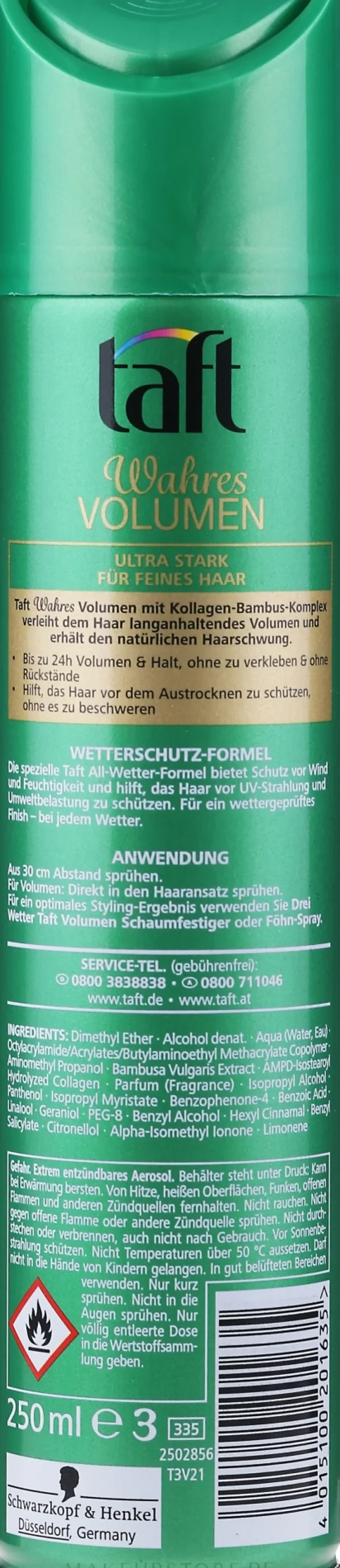 Haarspray für mehr Volumen Extra starker Halt