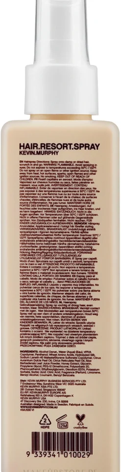 Haarspray für Strand-Look mit Weizen-Aminosäuren und Seidenproteinen