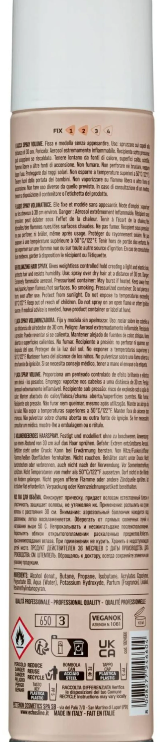 Haarspray für Volumen mit mittlerem Halt