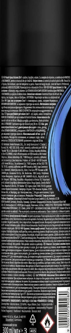 Haarspray mit Vitaminkomplex