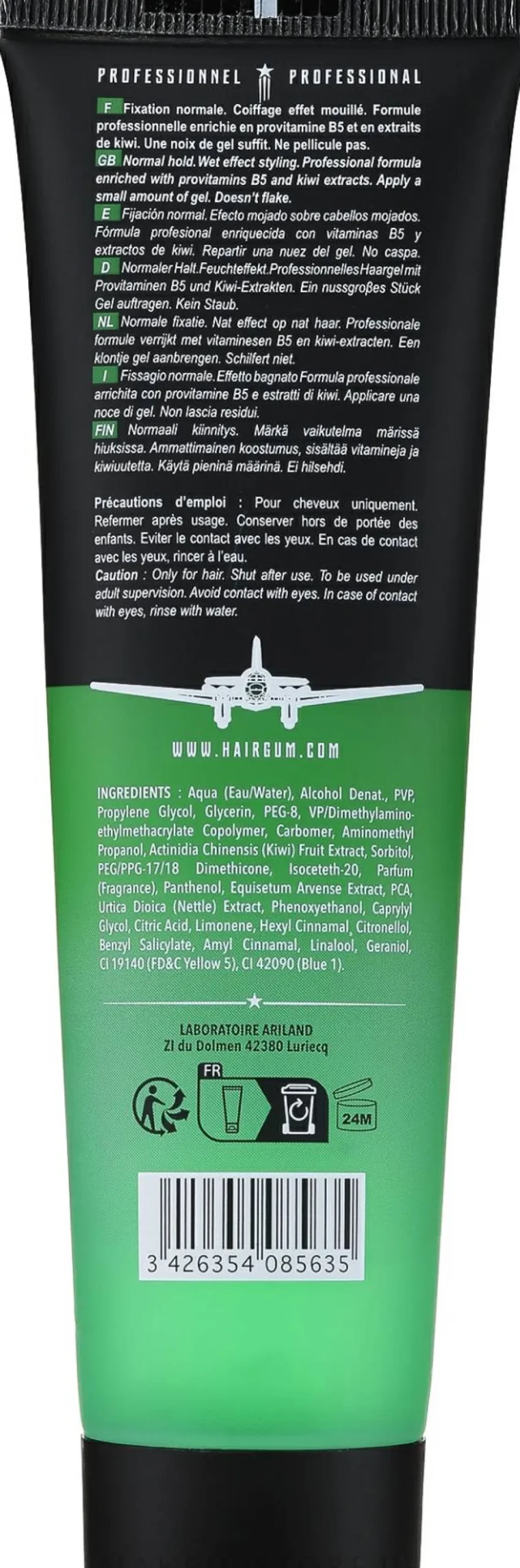 Haarstyling-Gel mit Kiwi-Extrakt