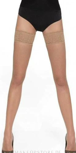 Halterlose Damenstrümpfe Lucrezia 20 Den nude