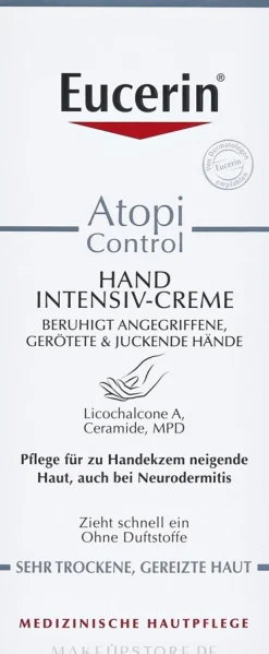 Handcreme für angegriffene, trockene, spröde Haut