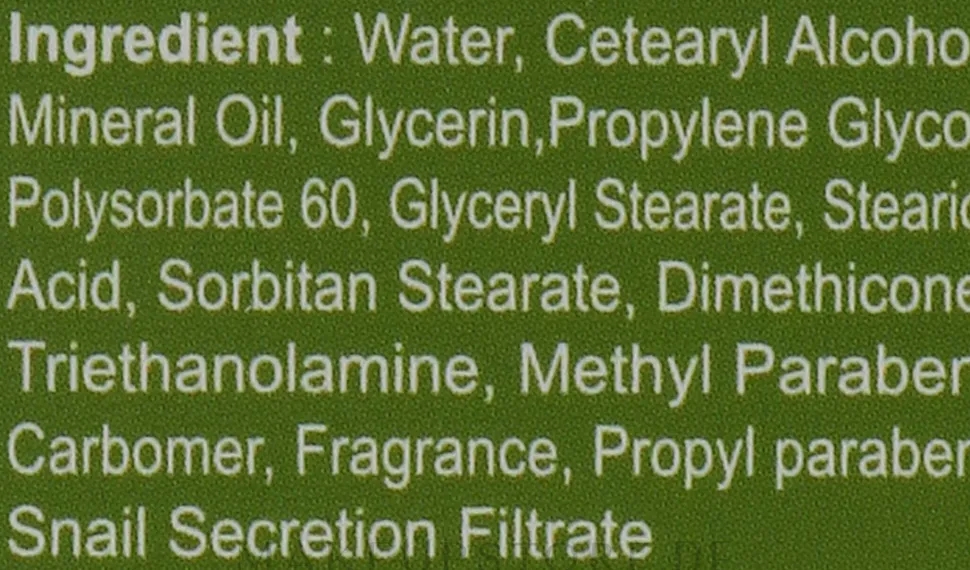Handcreme mit Schneckenschleimextrakt
