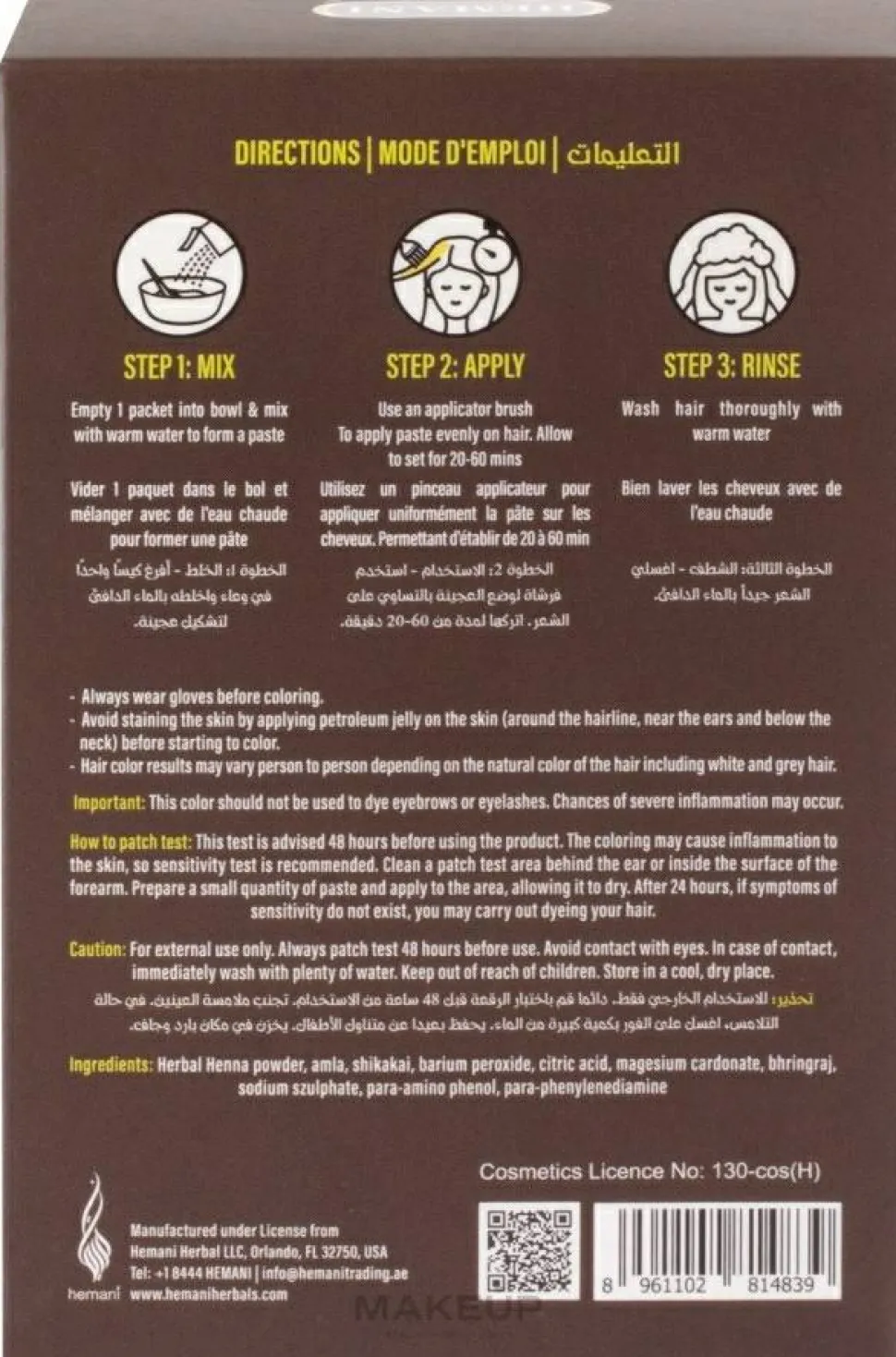 Henna für Haare