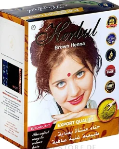 Henna für Haare braun
