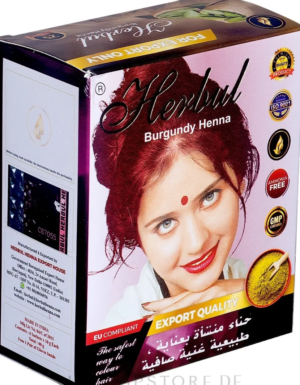 Henna für Haare burgunderrot