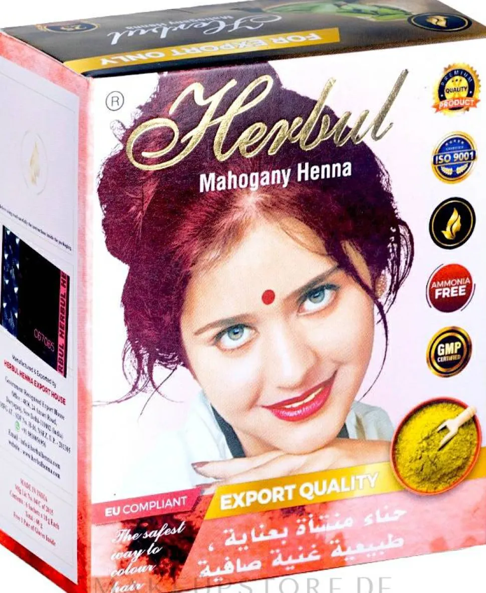 Henna für Haare, Mahagoni