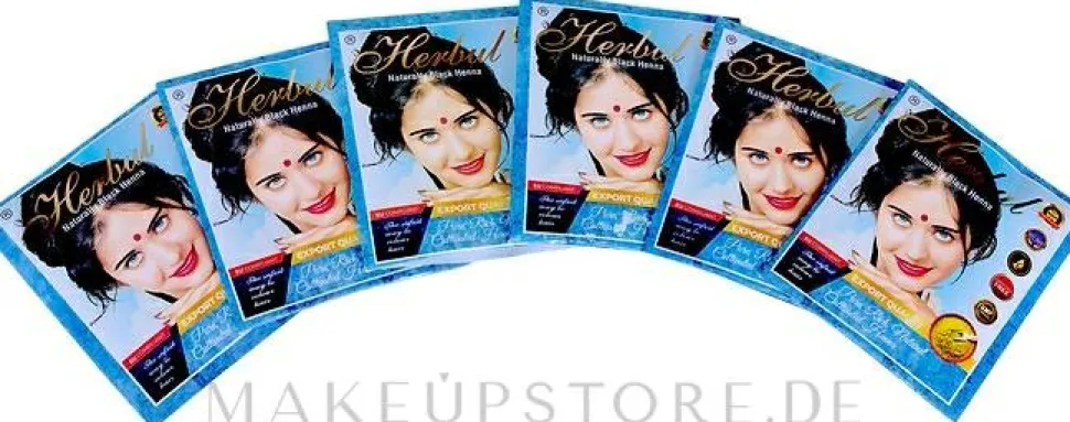 Henna für Haare, natürliches Schwarz