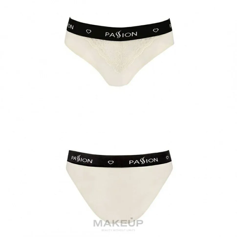 Höschen mit breitem Gummiband und Spitze PANTIES PS001 ecru