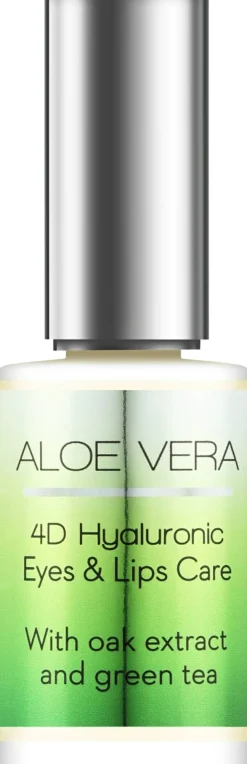 Hyaluron-Augen- und Lippenpflege mit Aloe Vera