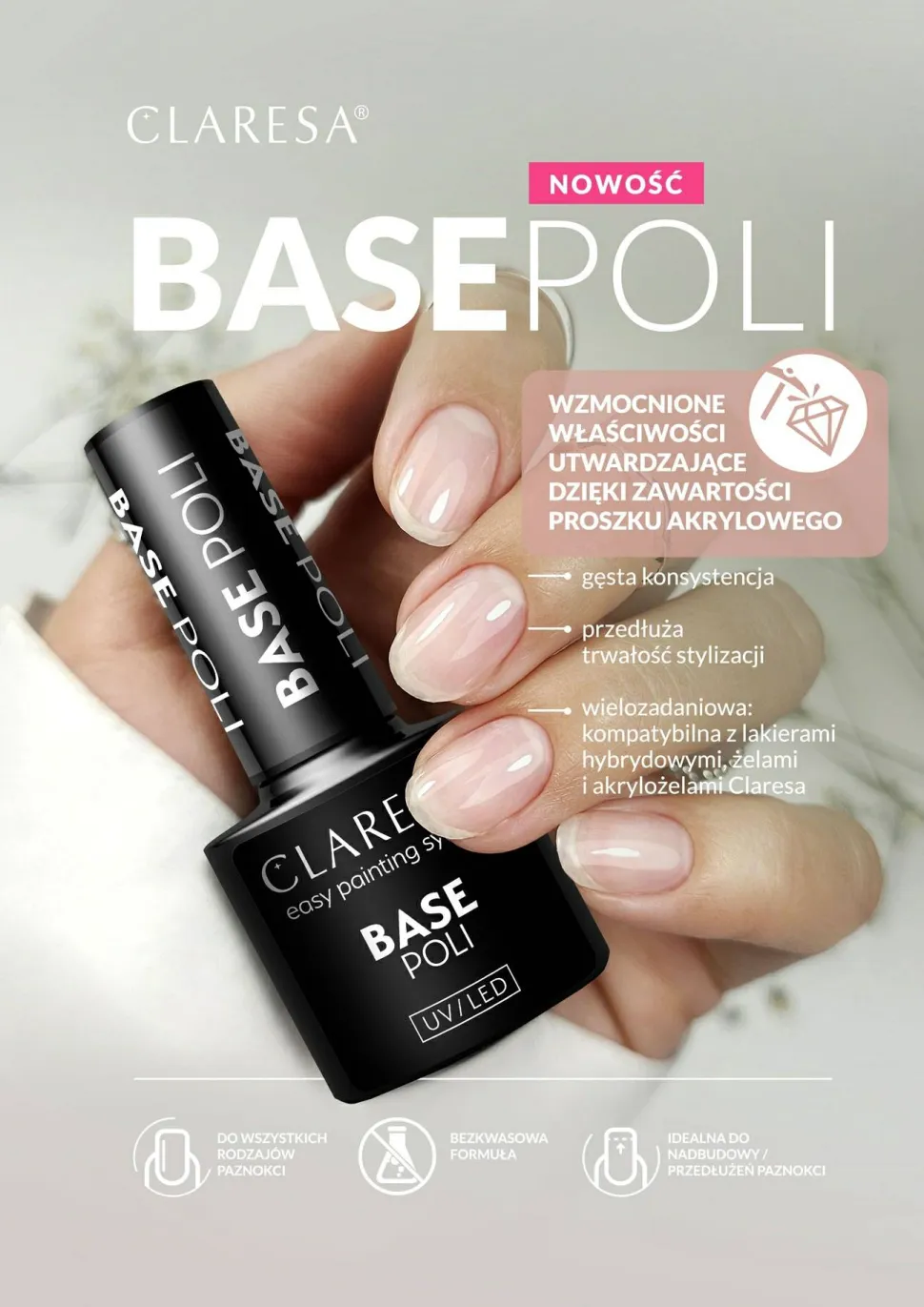 Hybride Basis für Gel-Nagellack