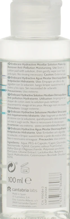 Hydroaktives Mizellenwasser mit feuchtigkeitsspendender Wirkung