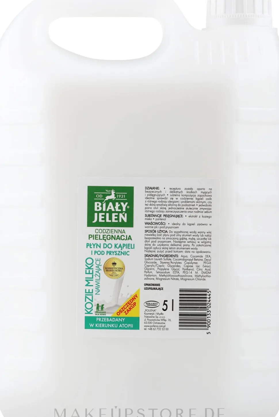 Hypoallergener Badeschaum mit Ziegenmilch
