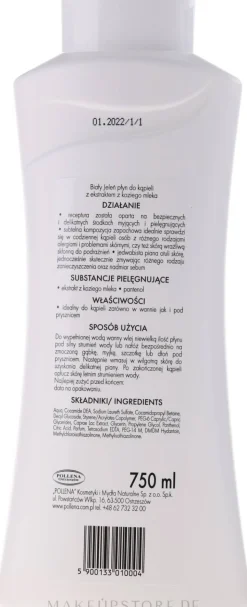 Hypoallergener Badeschaum mit Ziegenmilch