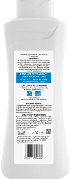 Hypoallergener Badeschaum mit Vitamin A, E, F