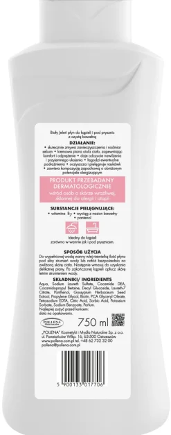 Hypoallergener Badeschaum mit Baumwolle