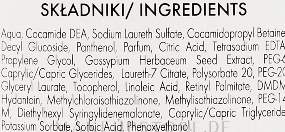 Hypoallergener Badeschaum mit Baumwolle