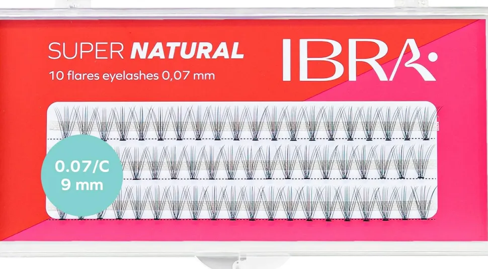 Ibra 10 Flares Eyelash Knot Free Naturals