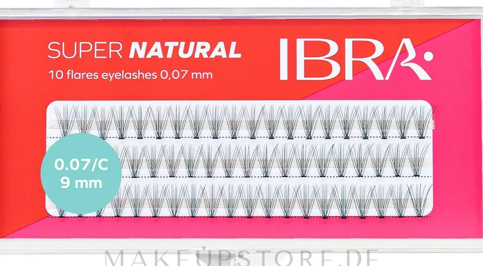 Ibra 10 Flares Eyelash Knot Free Naturals
