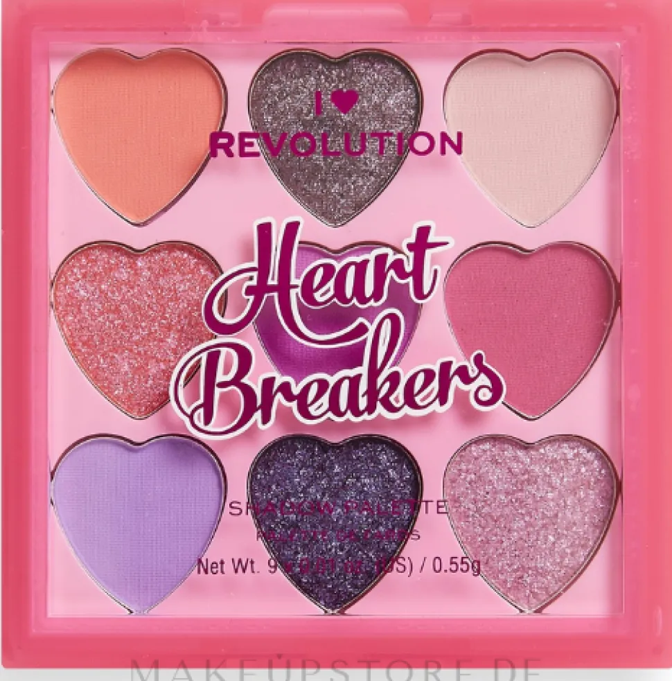 I Heart Revolution Heart Breakers Eyeshadow Palette