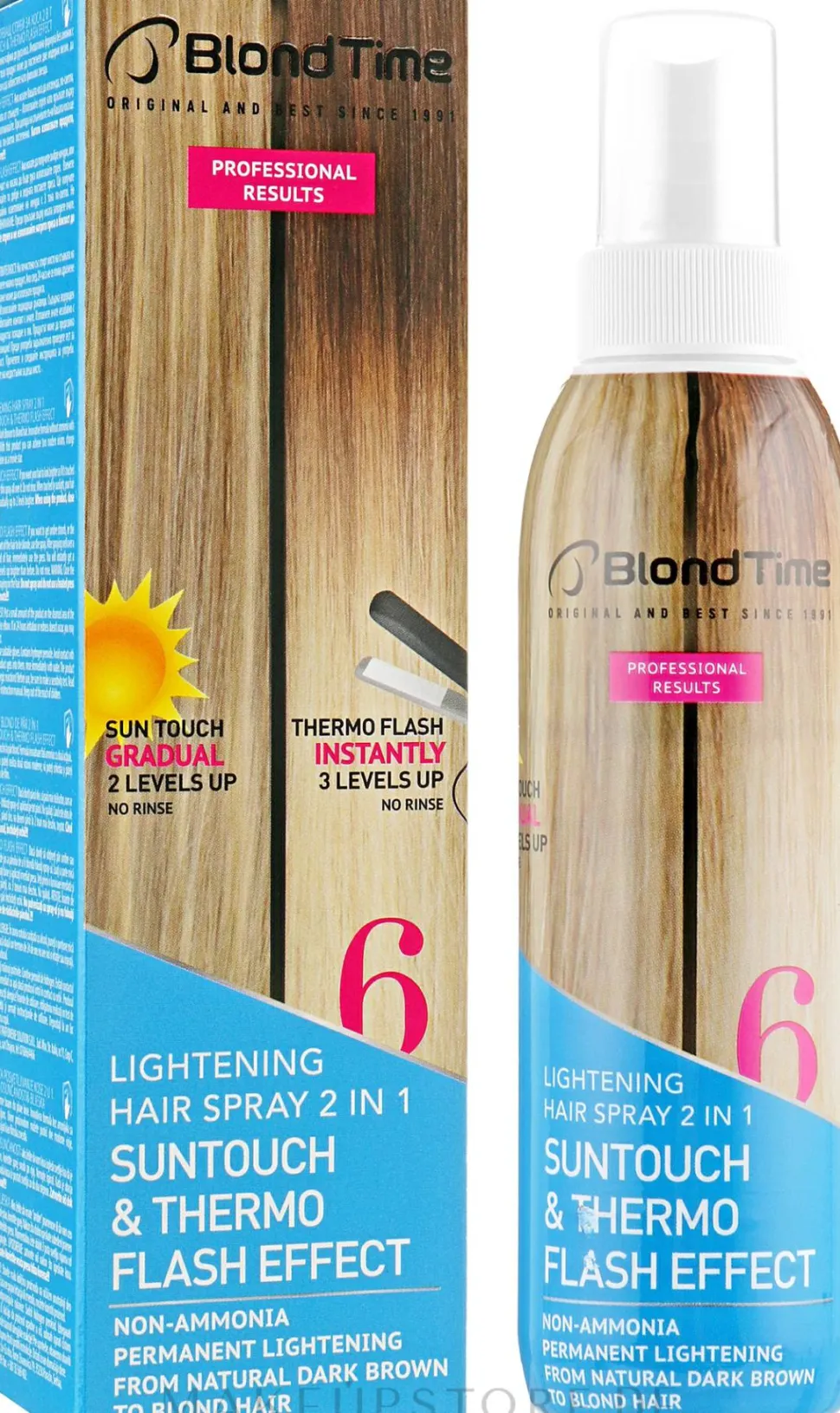 2in1 aufhellendes Haarspray