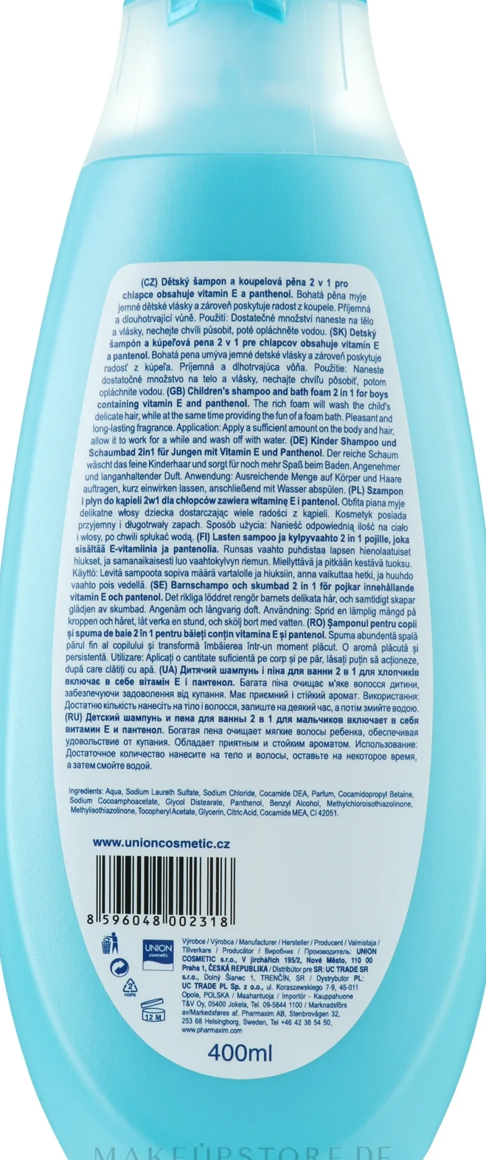 2in1 Babyshampoo und Badeschaum