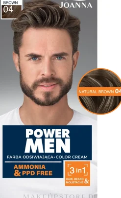 3in1 Farbcreme für Haar, Bart und Schnurrbart