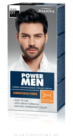 3in1 Farbcreme für Haar, Bart und Schnurrbart