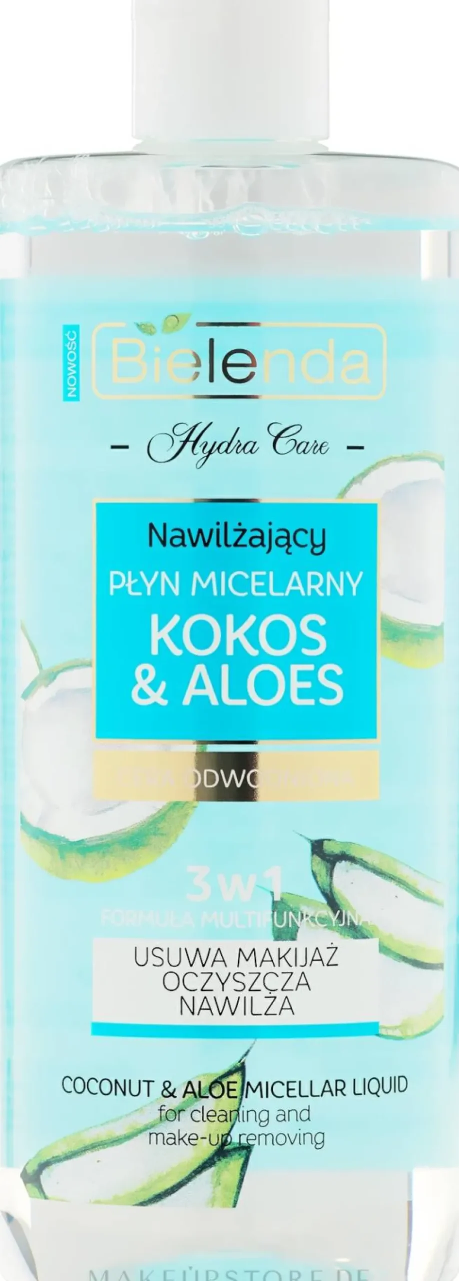3in1 Feuchtigkeitsspendendes Mizellenwasser mit Kokosnuss und Aloe