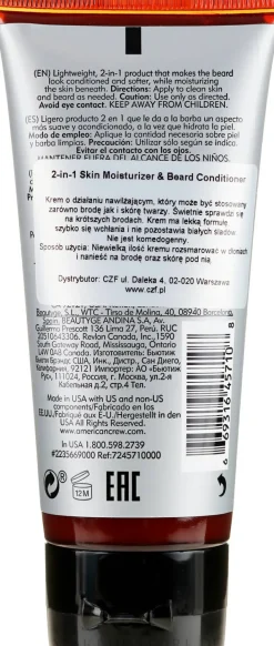2in1 Feuchtigkeitsspendende Gesichtscreme und Bart Conditioner