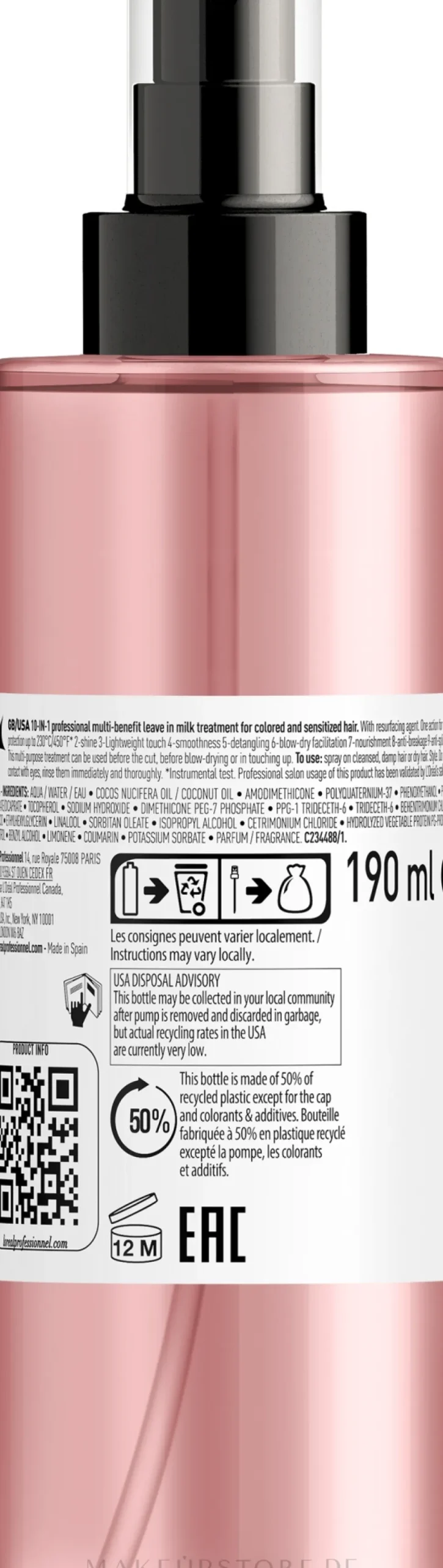 10in1 Mehrzweckspray für coloriertes Haar mit Antioxidantien