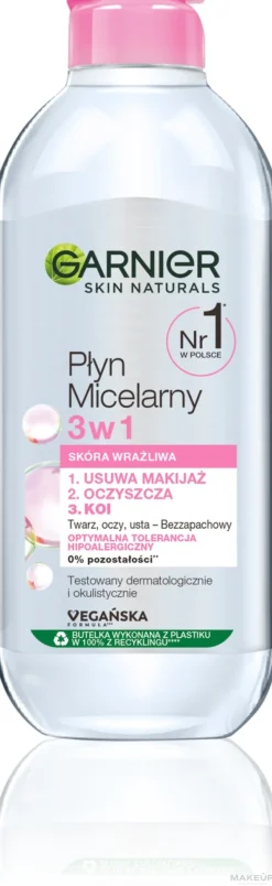 3in1 Mizellenwasser für Gesicht, Augen und Lippen